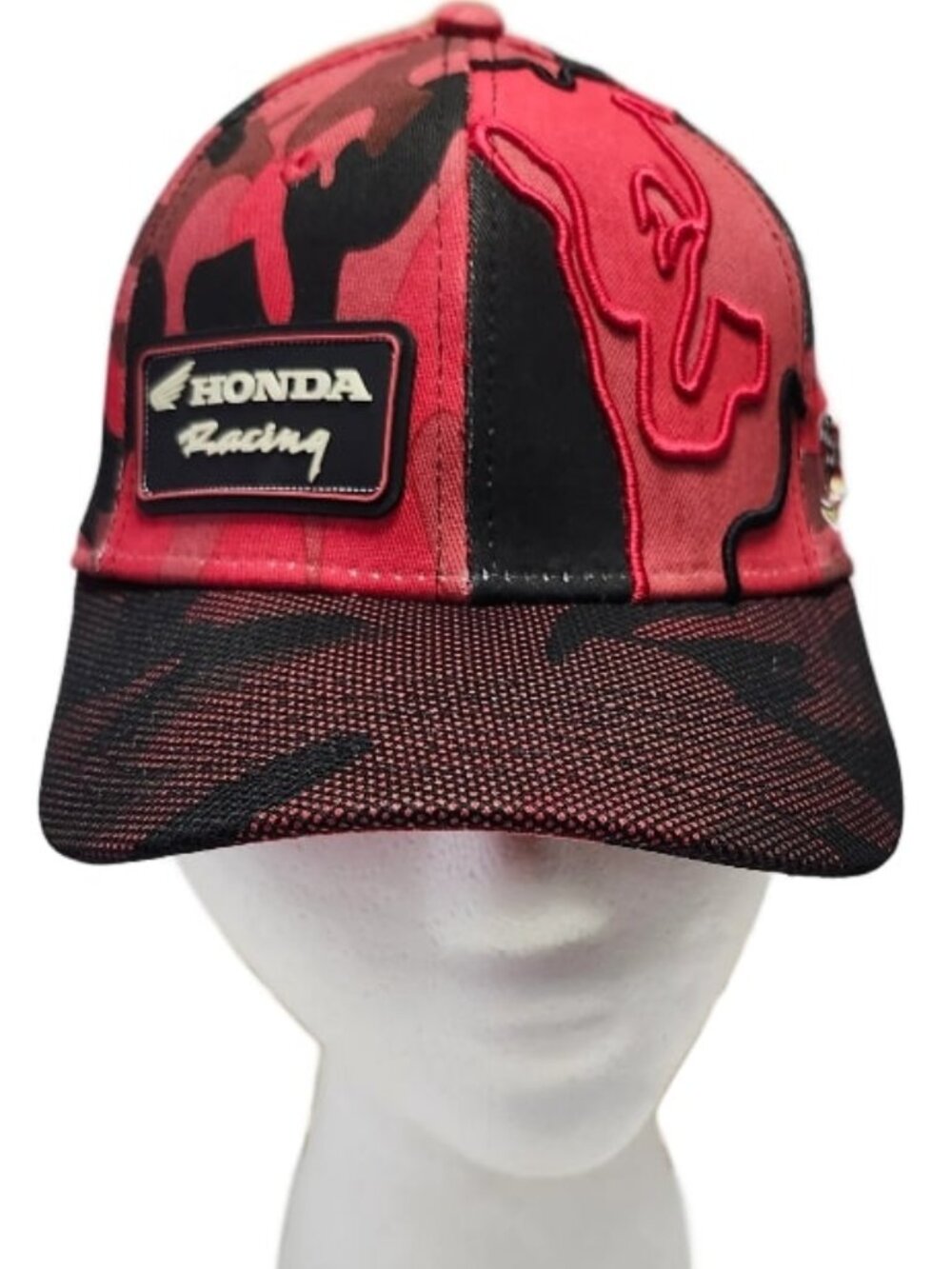 Honda Racing Hat AMA Pro Racing Mesh Logo Trucker Hat DFY Sports Red Black Y2K
